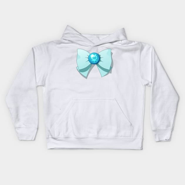 Sailor Mercury transformation brooch Kids Hoodie by 3183martinat